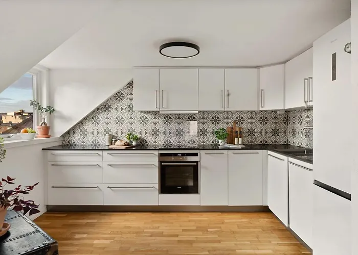 Penthouse In The Heart Of With Beautiful Private Rooftop Leilighet *